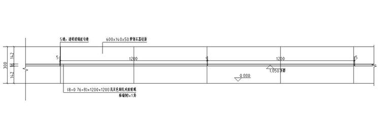 园林建构造资料下载-园建标准构造图集|玻璃栏杆详图