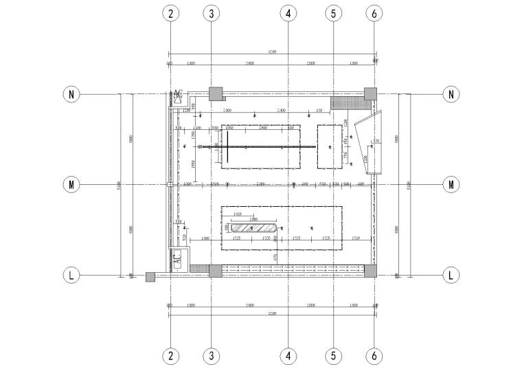 [苏州]大汉富邦办公室设计施工图+官方摄影-大汉富邦灯具定位图