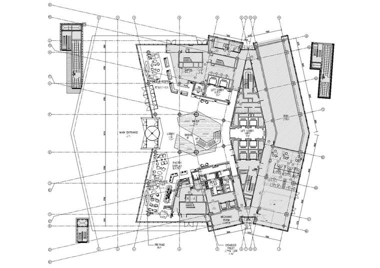 12层酒店建筑图纸资料下载-​[杭州]新天地五星商务酒店施工图+效果图