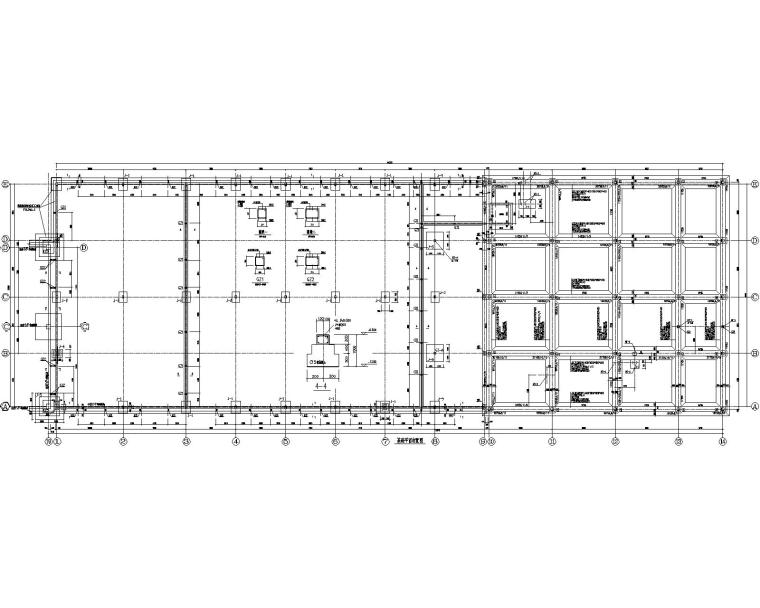 18米门式刚架资料下载-某门式刚架车间与六层办公楼混合结构施工图