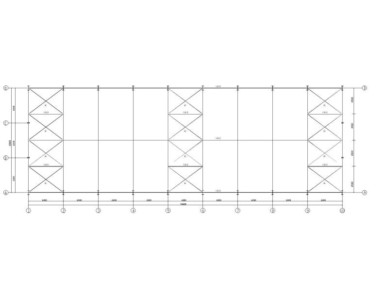 18米钢结构厂房图纸资料下载-18米单跨钢结构厂房结构施工图（CAD）