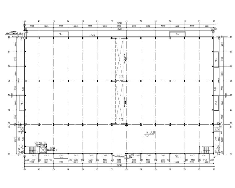 2层钢结构结构施工图资料下载-钢结构排架厂房结构施工图（含建筑水电)