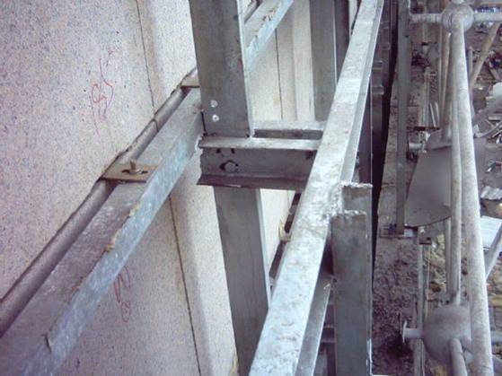 干挂瓷砖施工规范说明资料下载-干挂石材（瓷砖）施工工艺流程及操作要点