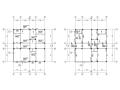 四层欧式别墅混凝土结构施工图（CAD）