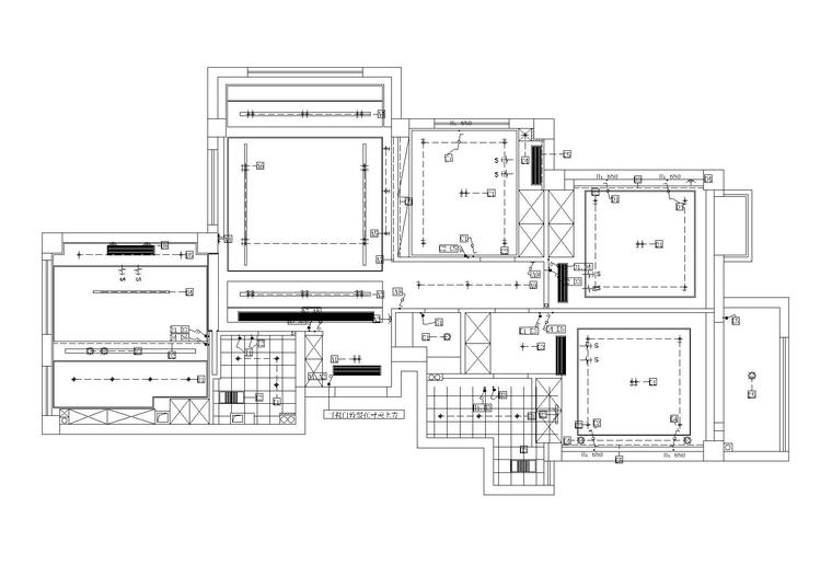 [浙江]-温州益品居3室2厅2卫1厨1阳施工图-温州 益品居开关布置图