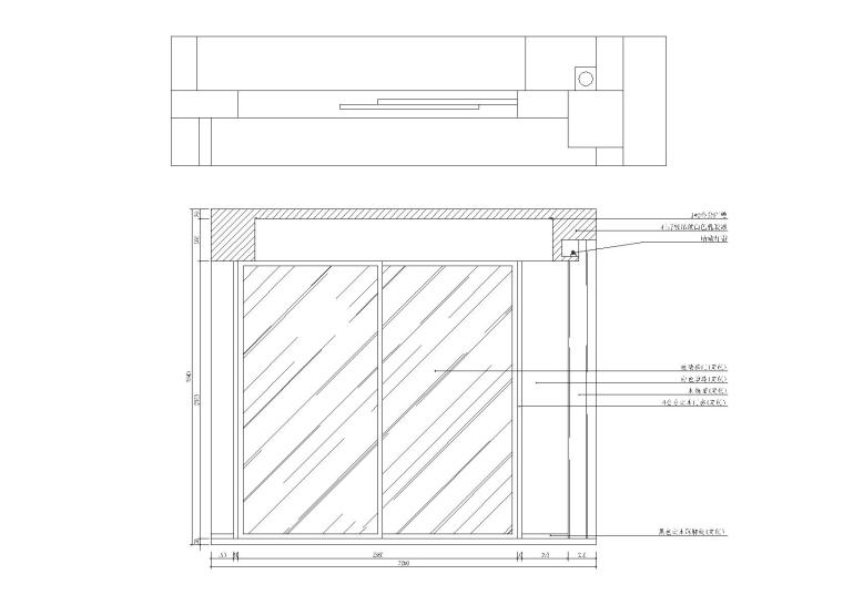 [浙江]-温州益品居3室2厅2卫1厨1阳施工图-温州 益品居主卧立面图