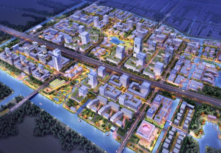 高新技术产业园区规划方案资料下载-[上海]张江总部园规划方案国际征集方案