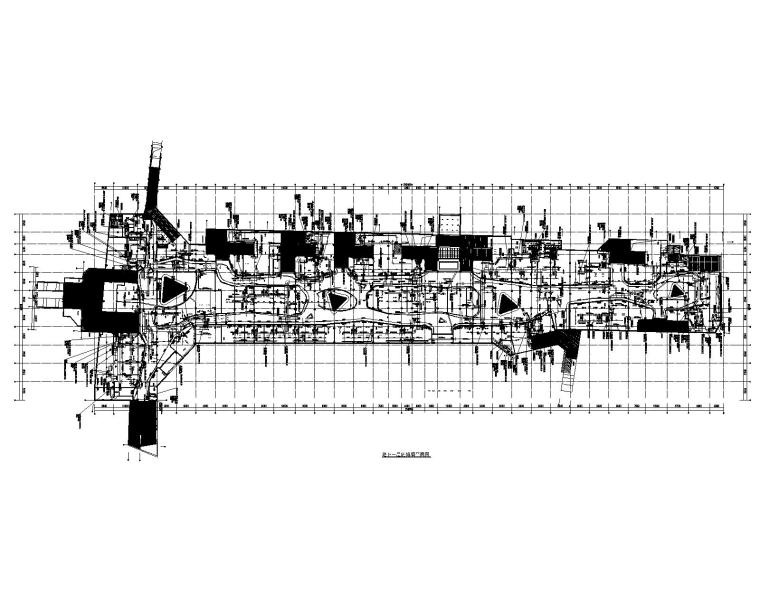 广场地下商业空间资料下载-长沙市国金街地下商业区暖通设计图纸
