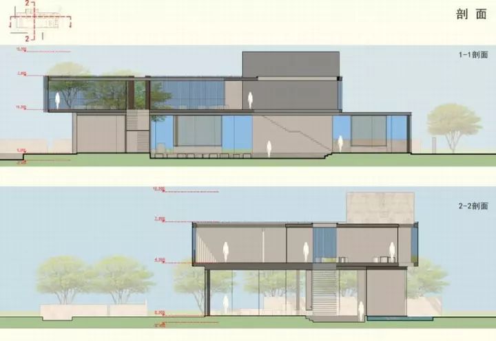 建筑、室内、景观一体化设计的售楼中心_21