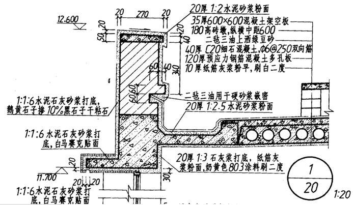 建筑识图-墙身节点详图（ppt，45页）-檐口节点