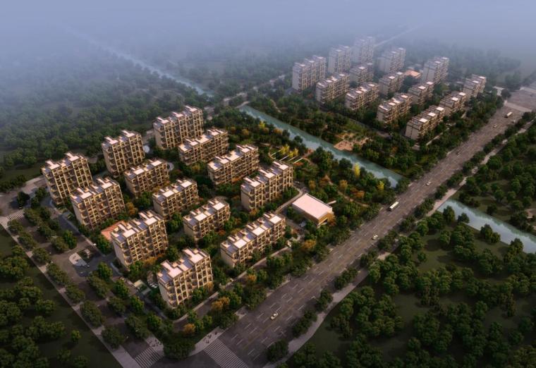 未来住宅cad资料下载-[江苏]未来住宅新中式风格规划建筑方案设计