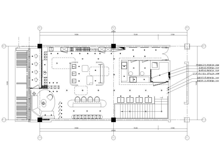 某高端定制西装店精细SU模型+全套施工图-开关连线图