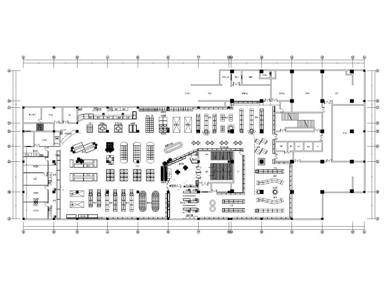 家室内装修效果图施工图资料下载-甘肃新乐连锁超市全套CAD施工图+高清效果图