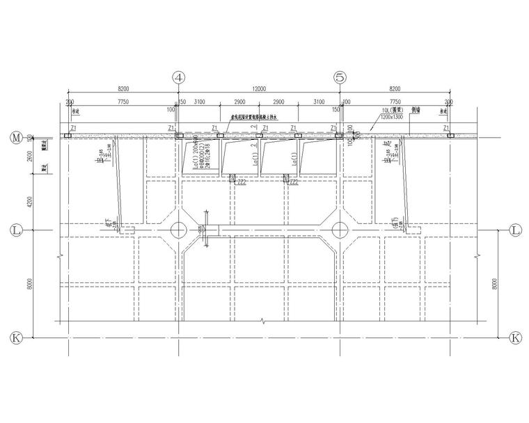 2层钢结构结构施工图资料下载-高层建筑加建钢结构电梯结构施工图（CAD）