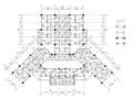五层办公楼不规则平面结构施工图（CAD）