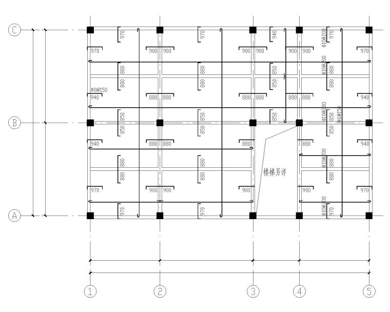 餐厅图纸cad资料下载-某餐厅混凝土结构彩钢板屋面施工图（CAD）