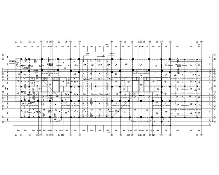 住宅标准层平面图高层资料下载-某十八层大底盘双塔高层住宅结构施工图