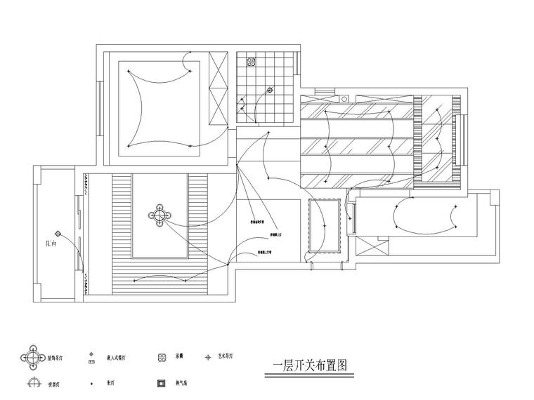 7一层开关布置图
