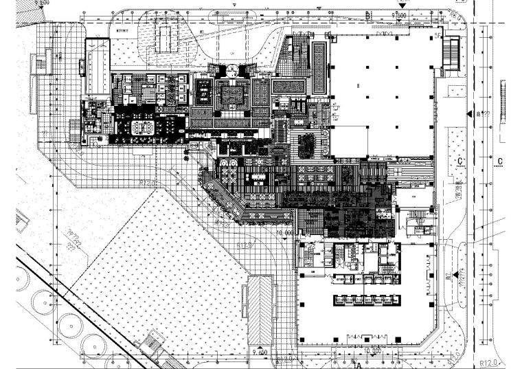 广州凯宾斯基酒店平面图资料下载-[福建]福州凯宾斯基酒店设计施工图+效果图