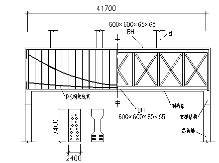 高层建筑分层分析图资料下载-高层建筑转换层预应力结构施工技术 