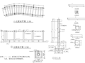 花架廊亭，四角亭CAD施工图