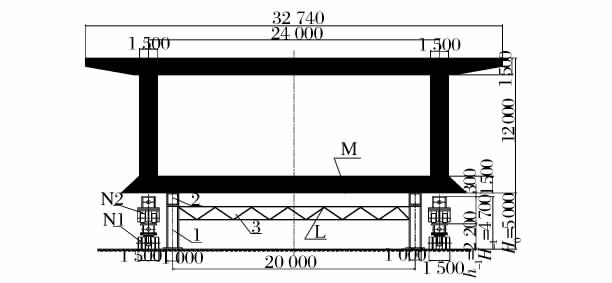 大跨度公铁两用钢桁梁现场整孔制作与运架_4