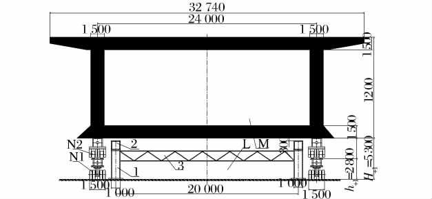 大跨度公铁两用钢桁梁现场整孔制作与运架_5