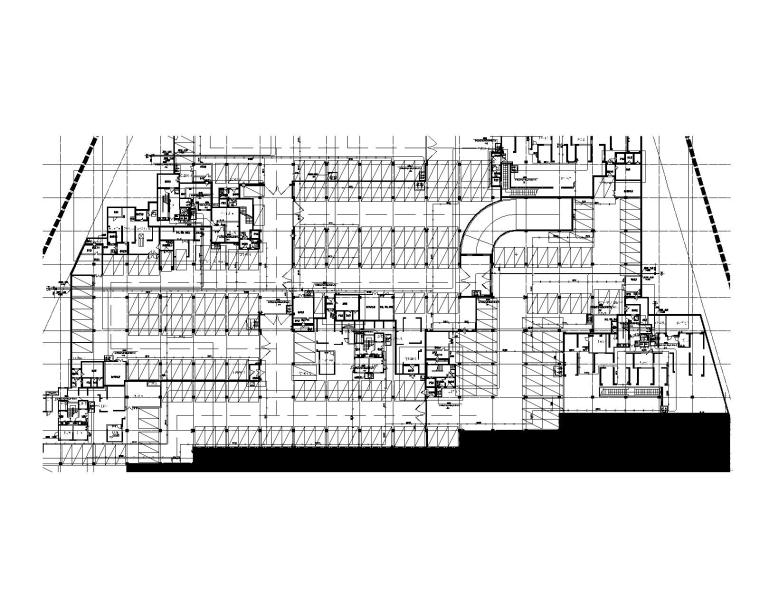 二地下车库建筑图资料下载-天津市津海湾项目二期地下车库给排水施工图