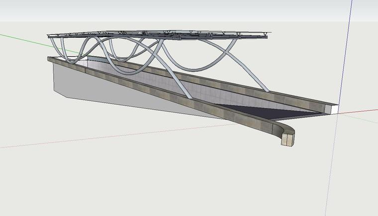 有设计感建筑入口设计资料下载-车库入口建筑模型设计（十九）