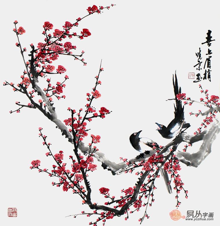 家里挂梅花画好不好?原来有这么好的寓意-建筑风水-筑龙建筑设计论坛