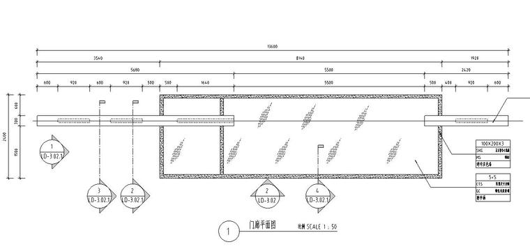 景观施工图设计节点资料下载-园林景观节点详图|廊架施工图设计十五