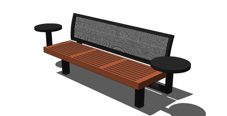 cad公园景观座椅资料下载-条形座椅景观模型设计31-40