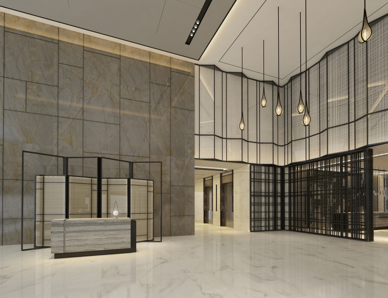 [上海]五星商务酒店室内装修施工图+设计方-0030