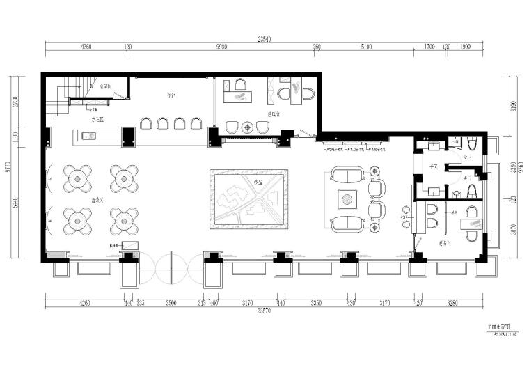 售楼部配电系统图资料下载-[福建]​中茵上城美域售楼部施工图+效果图