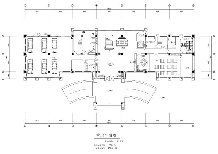 1层办公楼设计资料下载-某7层办公楼室内装饰设计项目施工图