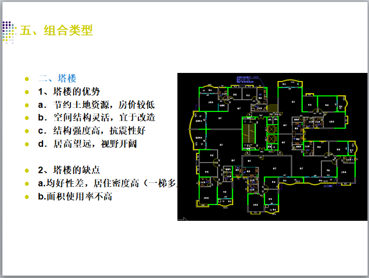 住宅建筑设计原理及户型创新设计（126页）-塔楼