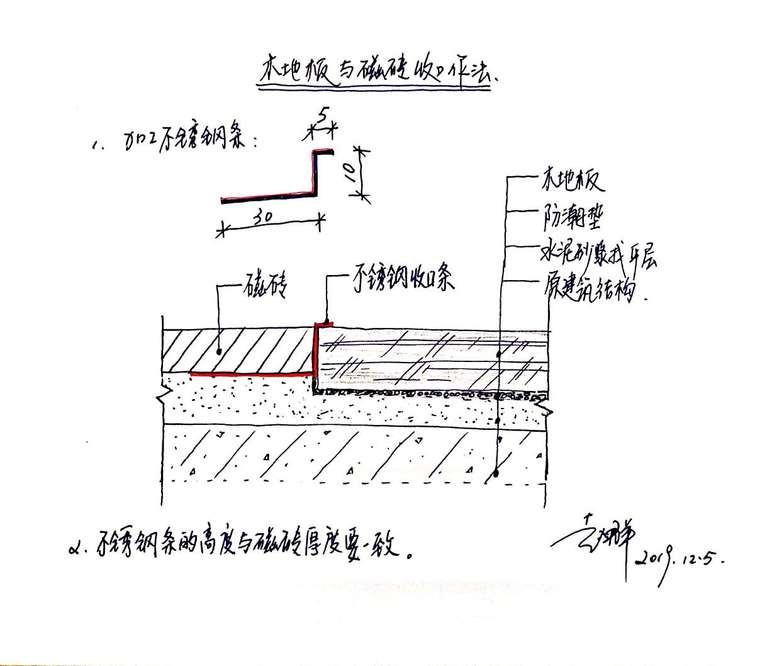 木地板与瓷砖收口资料下载-木地板与瓷砖收口做法！