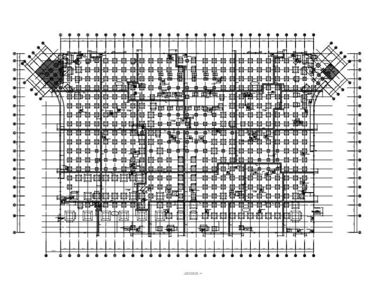 建筑施工图设计地下空间资料下载-高铁站前广场地下空间结构施工图（含建筑）
