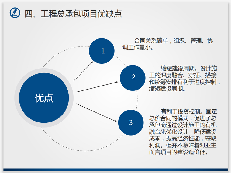 工程总承包项目特点与跟踪审计管理-优缺点