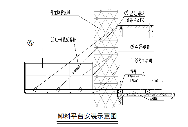 高层悬挑结构模板方案资料下载-佛山高层建筑悬挑卸料平台施工方案