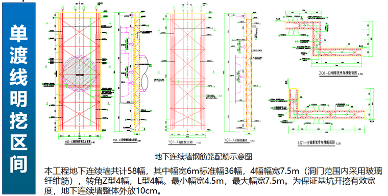 地连墙施工质量控制要点（图文并茂）-地下连续墙钢筋笼配筋示意图