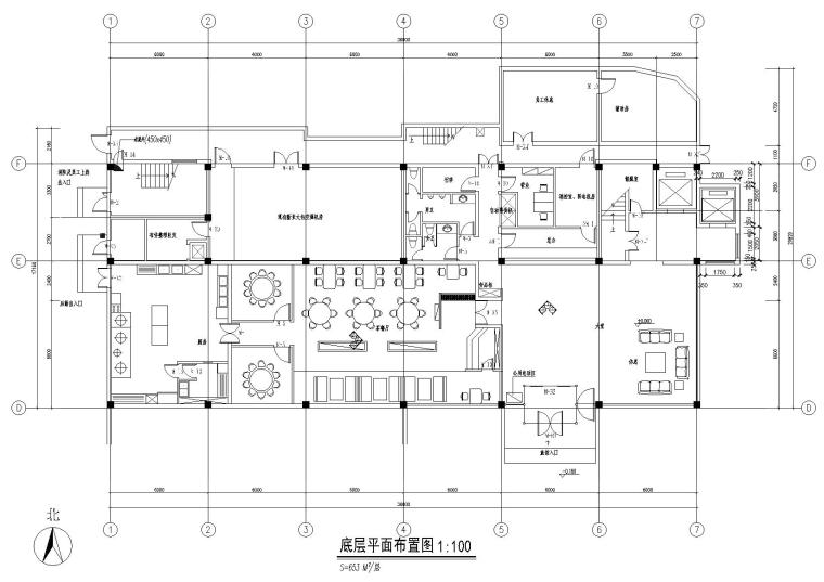 小型一层室内设计图资料下载-某宾馆室内装饰改造工程设计项目施工图