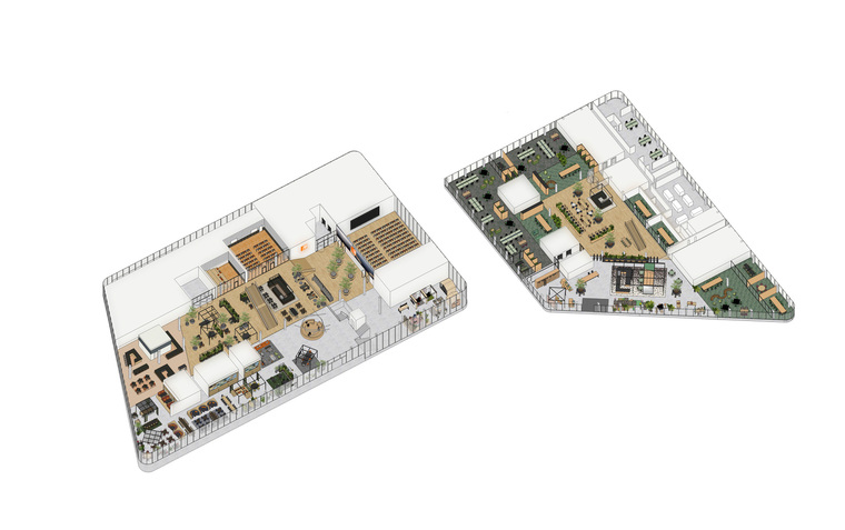 荷兰雪松ING办公楼-HofmanDujardin_ING_Cedar_Diagram_Ground_floor