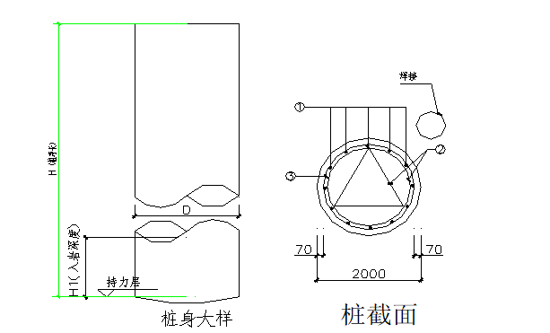 cad塔吊平面图图片