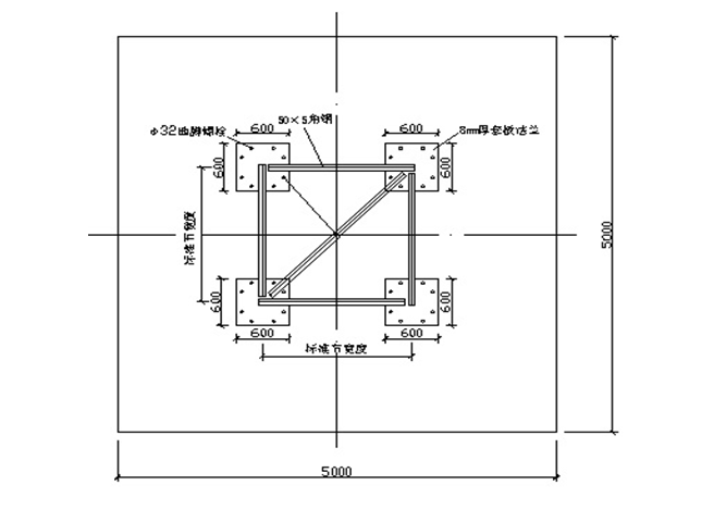 临时设施规划方案——塔吊基础施工方案-塔吊基础图