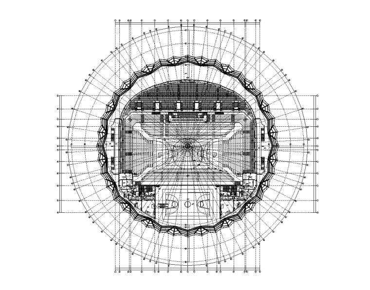 体操训练馆cad资料下载-湖南2万平乙级体育馆电气施工图（全专业）