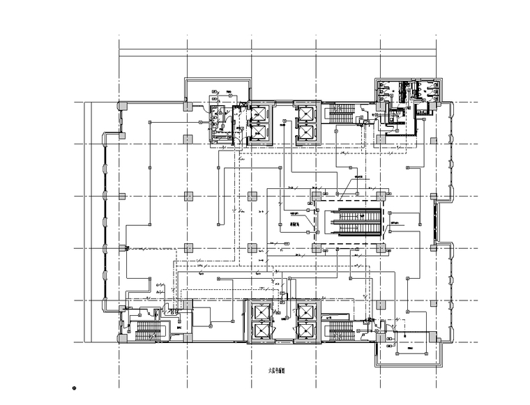 3层楼建筑图纸资料下载-南京广场6层甲级写字楼机电全套施工图