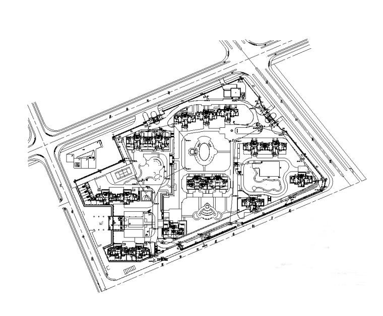 居住智能化设计专篇资料下载-安徽15万平居住楼电气智能化设计图