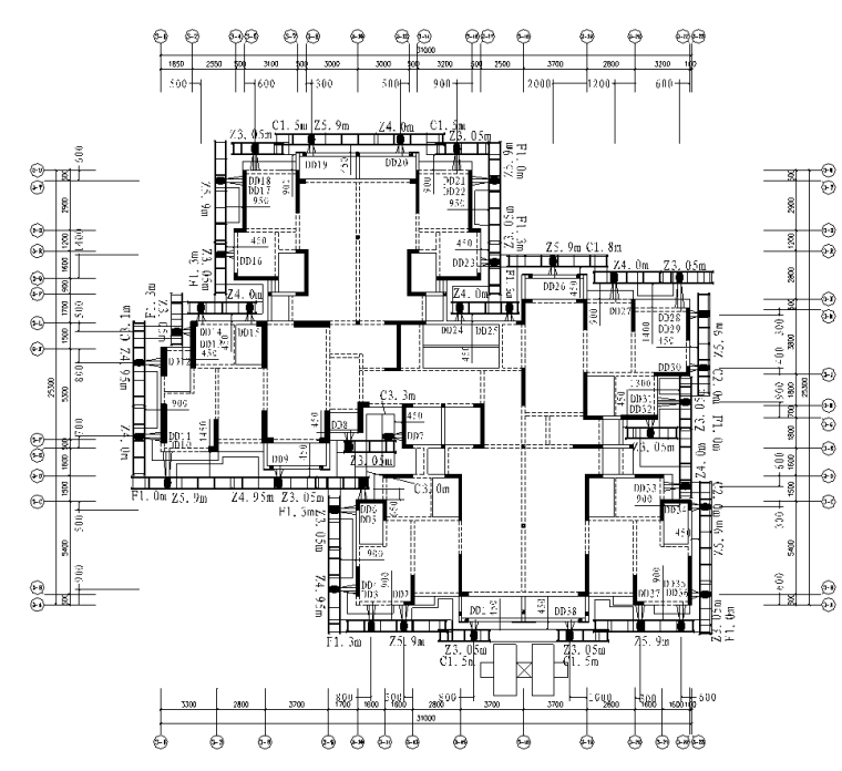 室外双排脚手架专项方案资料下载-高层建筑附着式脚手架施工专项方案