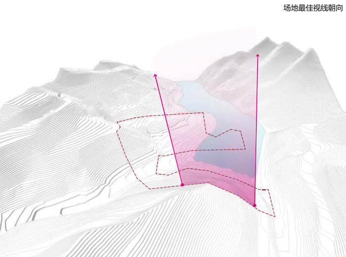 峨眉山澄境山地精品酒店方案概念设计文本-场地最佳视线朝向